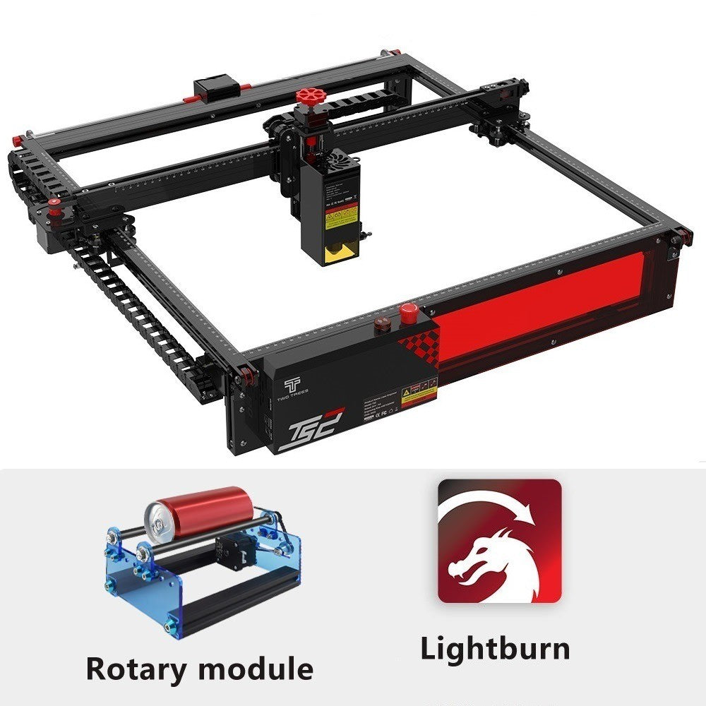 Twotrees-máquina de grabado láser TS2, cortador de tecnología de punto comprimido, interruptor de límite de eje XY, 450X450mm, 20W