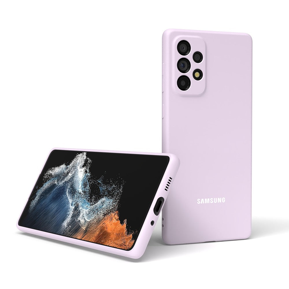 Para Samsung Galaxy A55 A73 A53 A33 A72 A52 A70 A50 A50S A12 funda trasera de silicona líquida para teléfono funda protectora