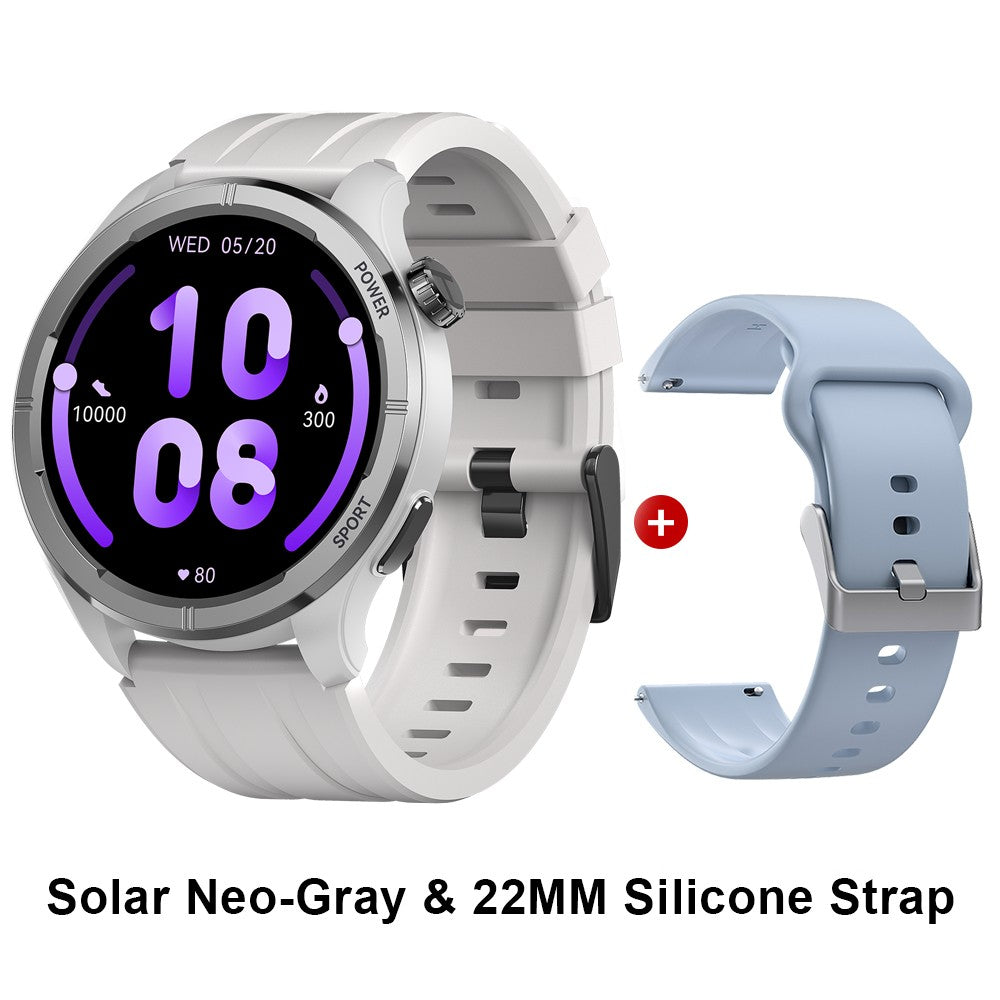 HAYLOU Solar Neo Reloj inteligente Pantalla HD de 1,53'' Llamada Bluetooth Monitoreo de salud 24 horas Relojes inteligentes Hombres Mujeres Relojes deportivos inteligentes