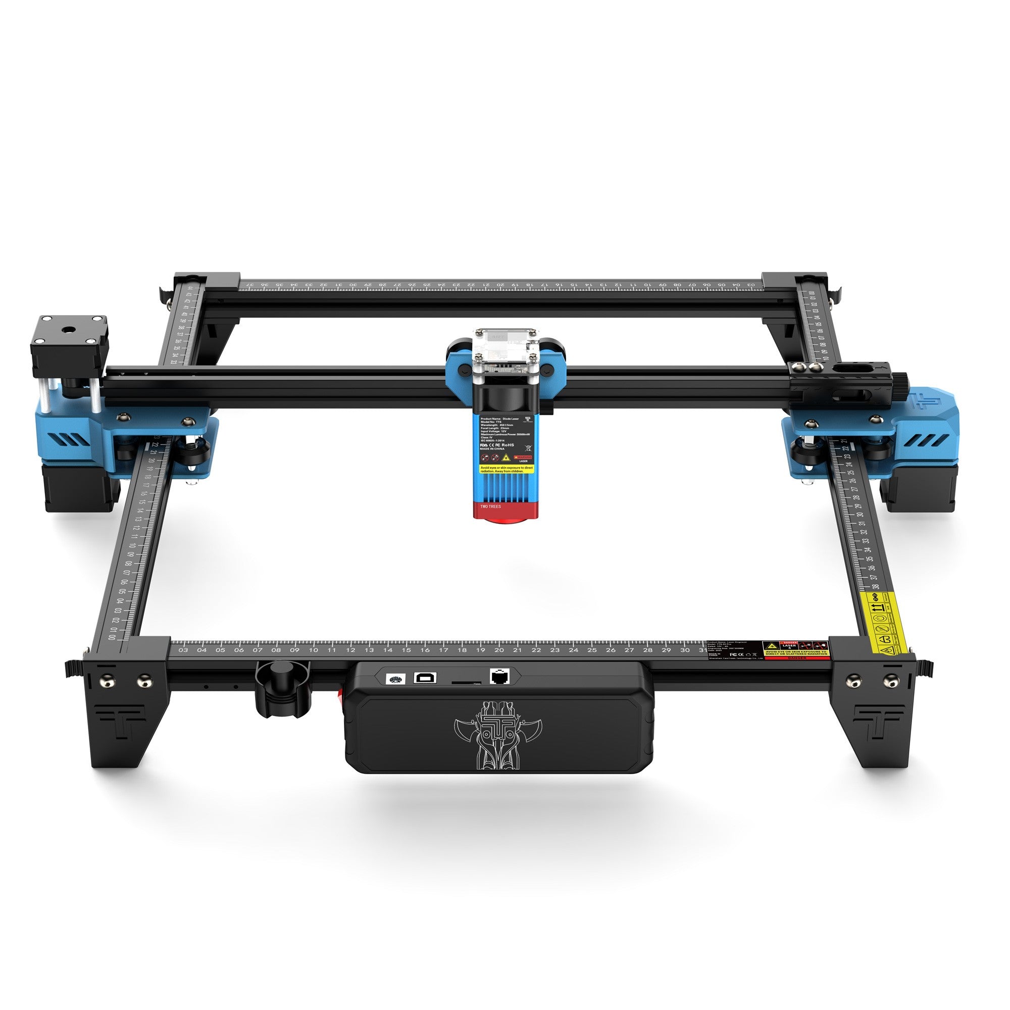 Grabador láser TwoTree, enrutador CNC TTS10 Pro/TTS-55Pro, máquina cortadora de grabado láser de Metal de 40W/80W con Control fuera de línea Wifi