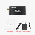 Adaptador convertidor Mini HD 3G SDI a HDMI al por menor compatible con señales HD-SDI / 3G-SDI que muestran en pantalla HDMI