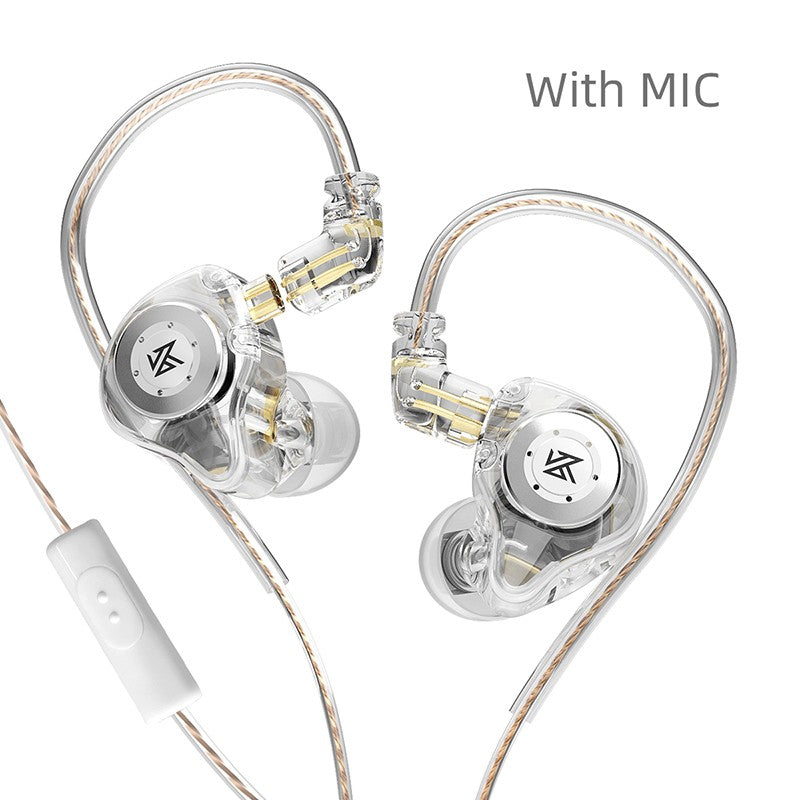 KZ EDX Pro auriculares dinámicos en el oído Monitor HiFi auriculares con cable bajo estéreo juego música tapones para los oídos auriculares con cancelación de ruido