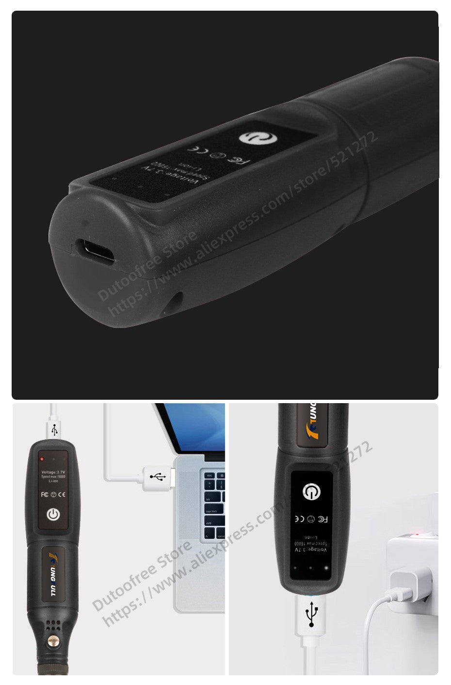 Herramienta de grabado USB, herramienta Dremel, taladro inalámbrico, herramienta rotativa, Mini taladro eléctrico inalámbrico, máquina pulidora recargable