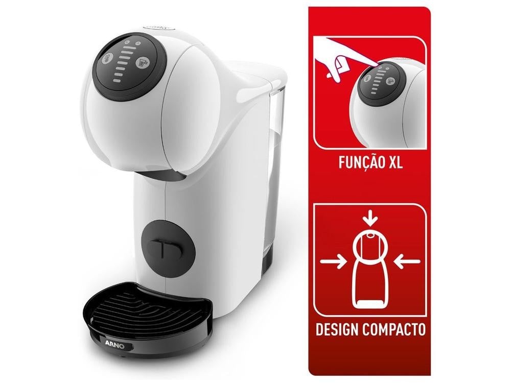 Arno-cafetera eléctrica Nescafé Dolce Gusto Genio S Basic DGS1, color blanco, maker-220V