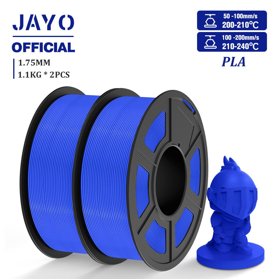 Filamento de impresora 3D JAYO PLA/PETG/SILK/TPU/ABS 1,75mm 2 rollos de materiales de impresión 3D para impresora 3D envío gratis