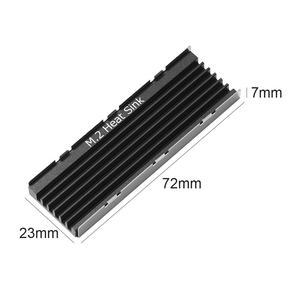 Jonsbo-disipador de calor para radiador, almohadillas de refrigeración M.2 2280 NVMe SSD, disco de calor, disipador de calor de aluminio, almohadilla térmica para PC de escritorio m2