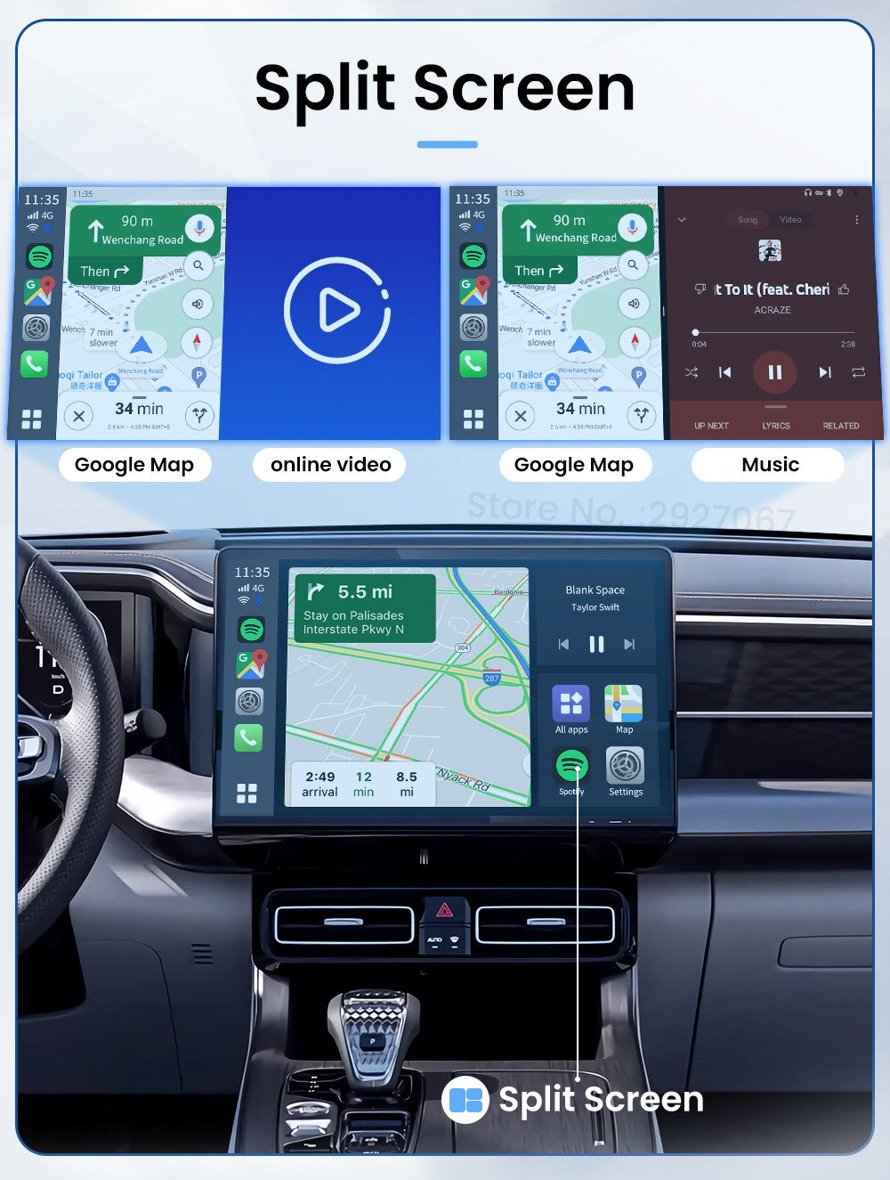 Caja de transmisión de video y TV con Android 13 CarPlay Ai Box SDM660 6225 CarlinKit HDMI inalámbrico para coche OEM 8G + 128G