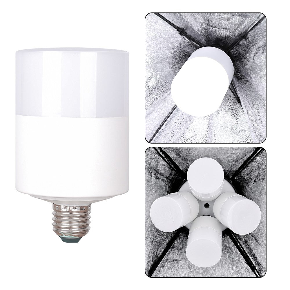 SH Softbox de fotografía profesional con enchufe E27, Kit de iluminación de caja suave para retratos de estudio fotográfico y grabación de vídeo