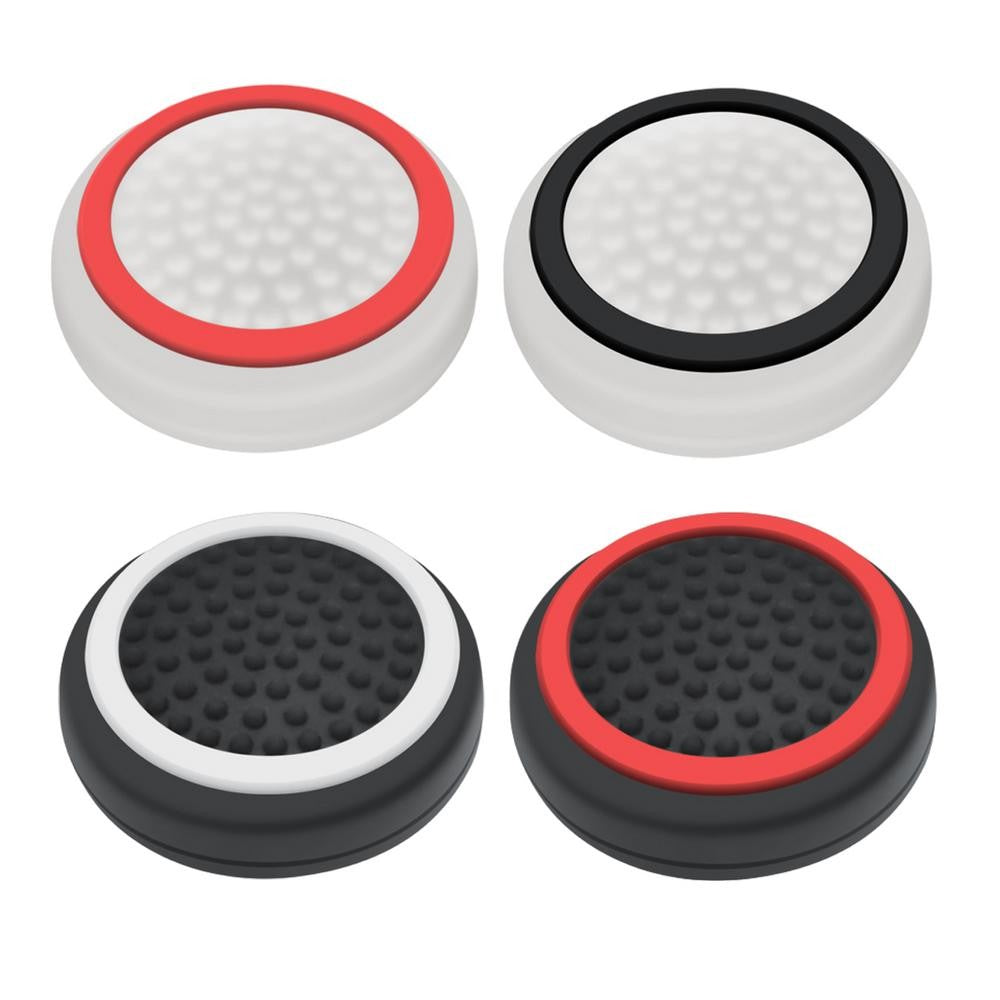 Tapas protectoras de silicona para mando de juegos, 4 piezas, antideslizantes