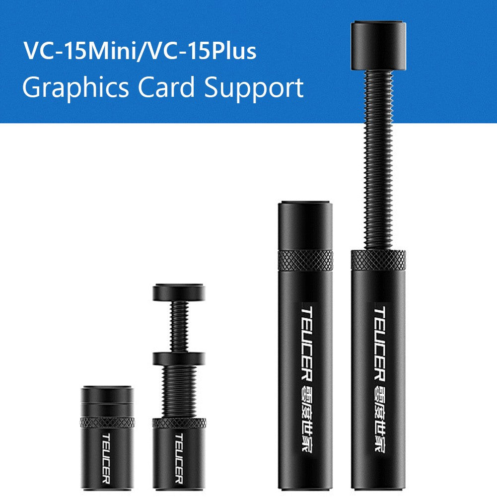 Soporte de tarjeta de vídeo C-15Mini/VC-15Plus, soporte giratorio telescópico Vertical, GPU, tarjeta gráfica