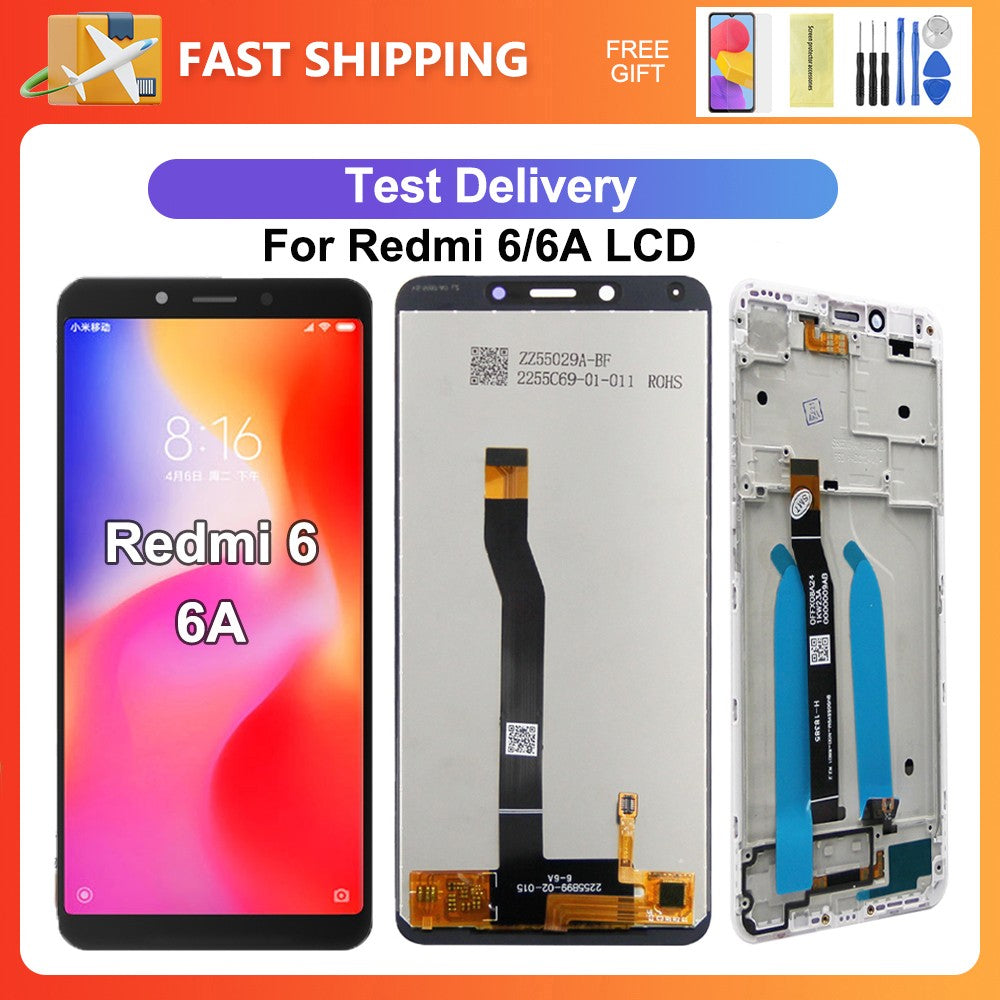 OEM para Xiaomi Redmi 6A 5,45 ''para Redmi 6 M1804C3CG M1804C3CH pantalla LCD reemplazo del ensamblaje del digitalizador de pantalla táctil