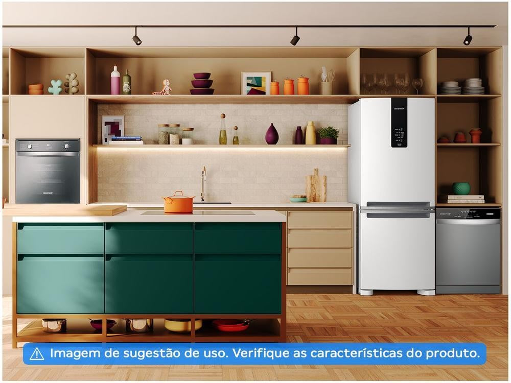 Brastemp-refrigerador dúplex sin escarcha, 447L, BRE57FB - 110V