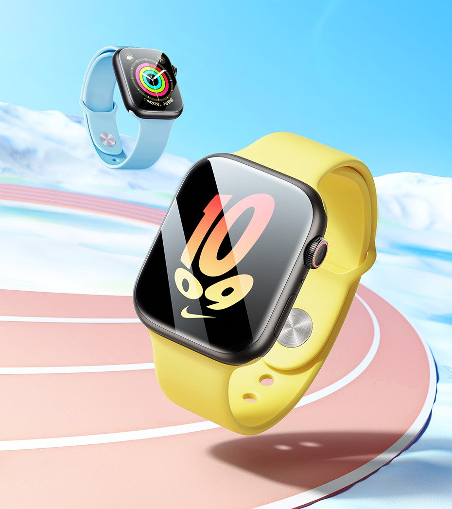 Baseus 2 uds Nano Protector de pantalla para Apple Watch 8 7 6 SE SE2 5 4 hidrogel suave 40/41/44/45mm película protectora de cobertura completa