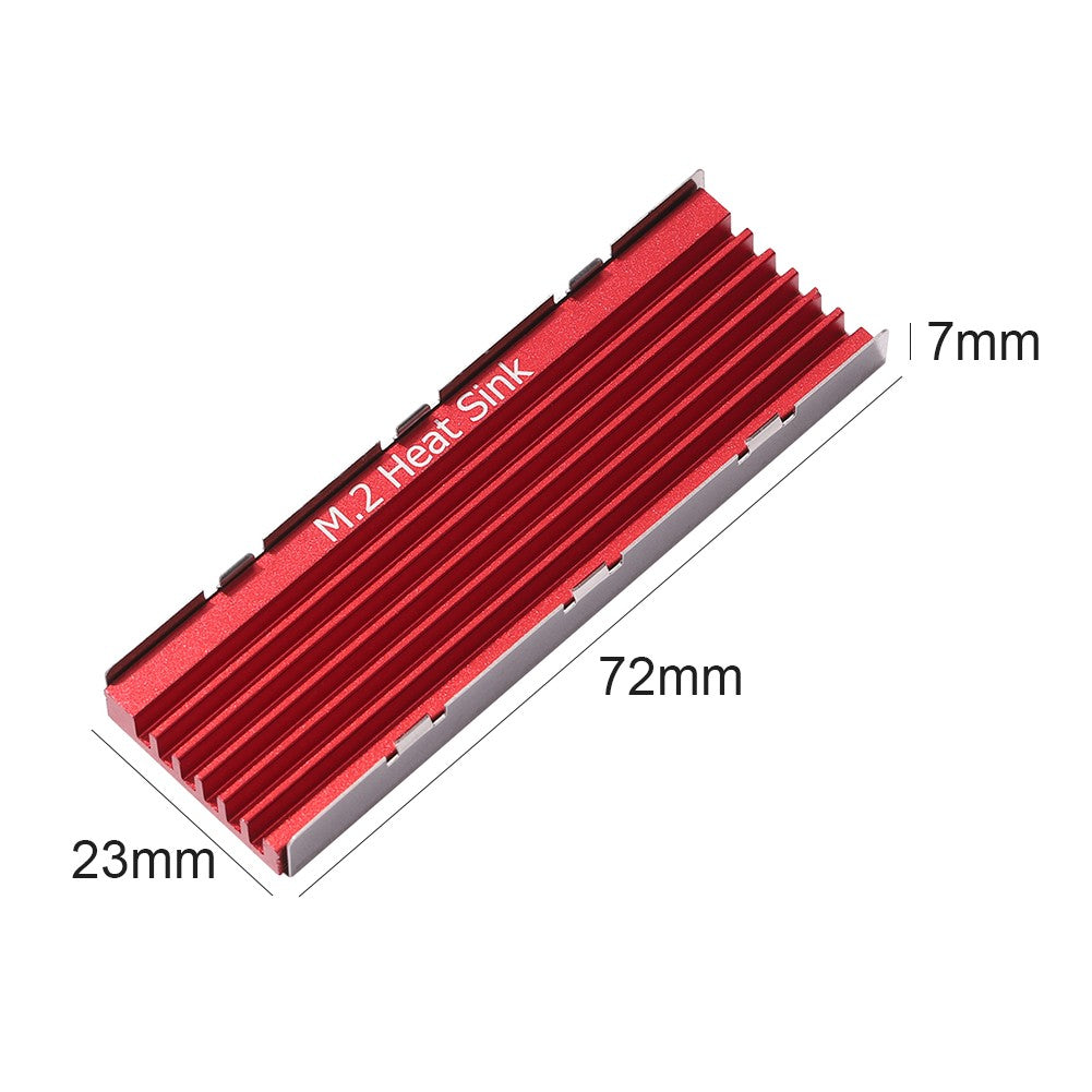 Jonsbo-disipador de calor para radiador, almohadillas de refrigeración M.2 2280 NVMe SSD, disco de calor, disipador de calor de aluminio, almohadilla térmica para PC de escritorio m2