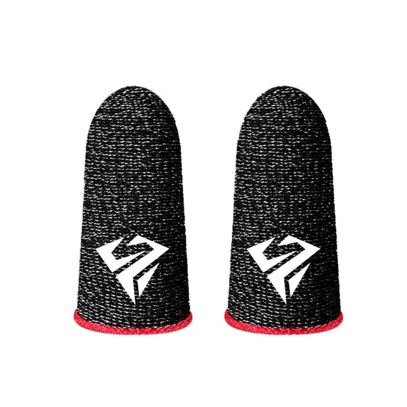 Guantes de dedo a prueba de sudor para juegos de teléfono, funda antideslizante para los dedos, para PUBG, pantalla táctil, acceso práctico, 2 uds.