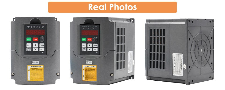 1.5KW HUANYANG 110V/ 220v /380v inversor CNC motor de husillo control de velocidad unidad de frecuencia Variable 0-400Hz salida 3P
