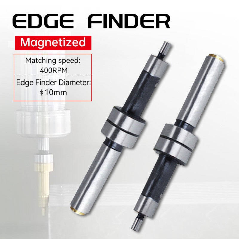 Buscador de bordes HSS mecánico de 10MM para máquina de torno de fresado, Sensor de punto táctil que incluye fresa