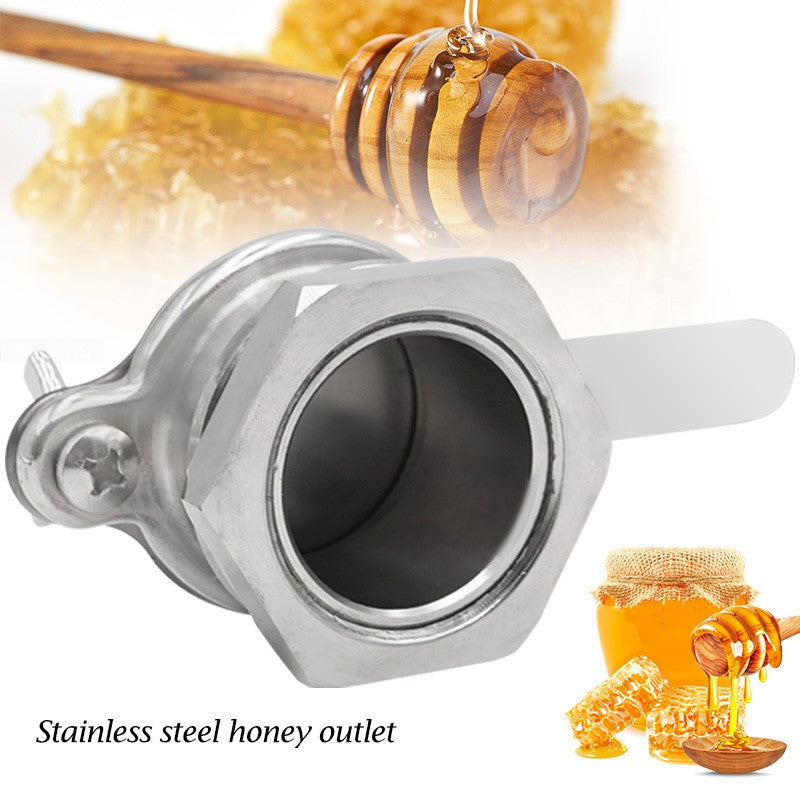 1 Uds. Válvula de miel de acero inoxidable/plástico, válvula de miel para Extractor de miel, equipo de suministros de apicultura