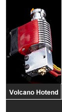 Hotend R Trianglelab V6 Volcano 12V/24V con control remoto Bowen, cabezal de impresión J y soporte de ventilador de refrigeración para V6 HOTEND para PT100