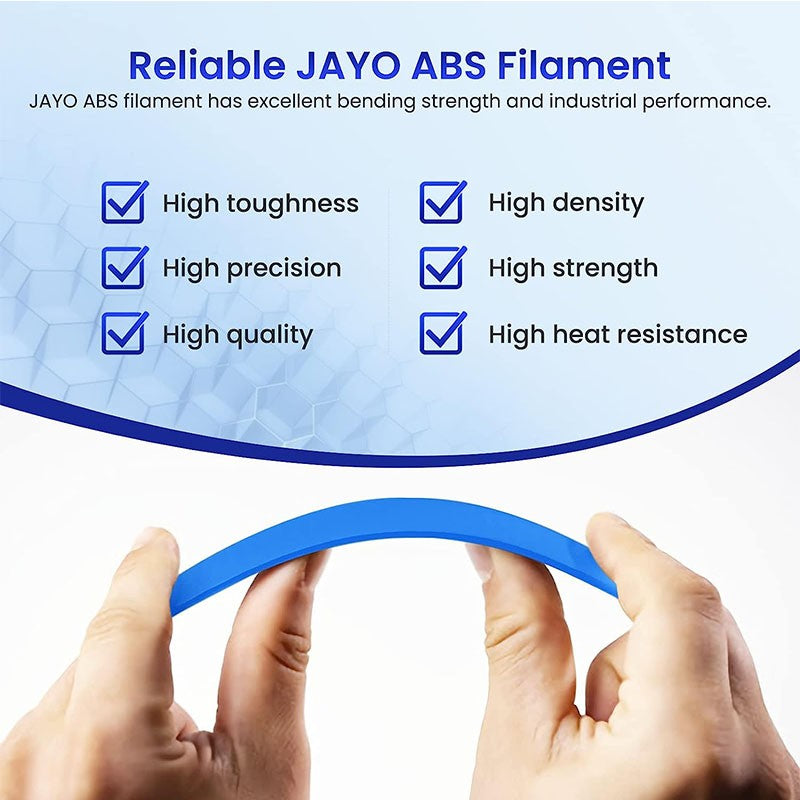 JAYO 5 rollos PLA/PLA Plus/petg/ABS/TPU/PLA meta/PLAYG/HS-PLA filamento de impresora 3D 1,75mm FDM materiales de impresora 3D para impresora 3D