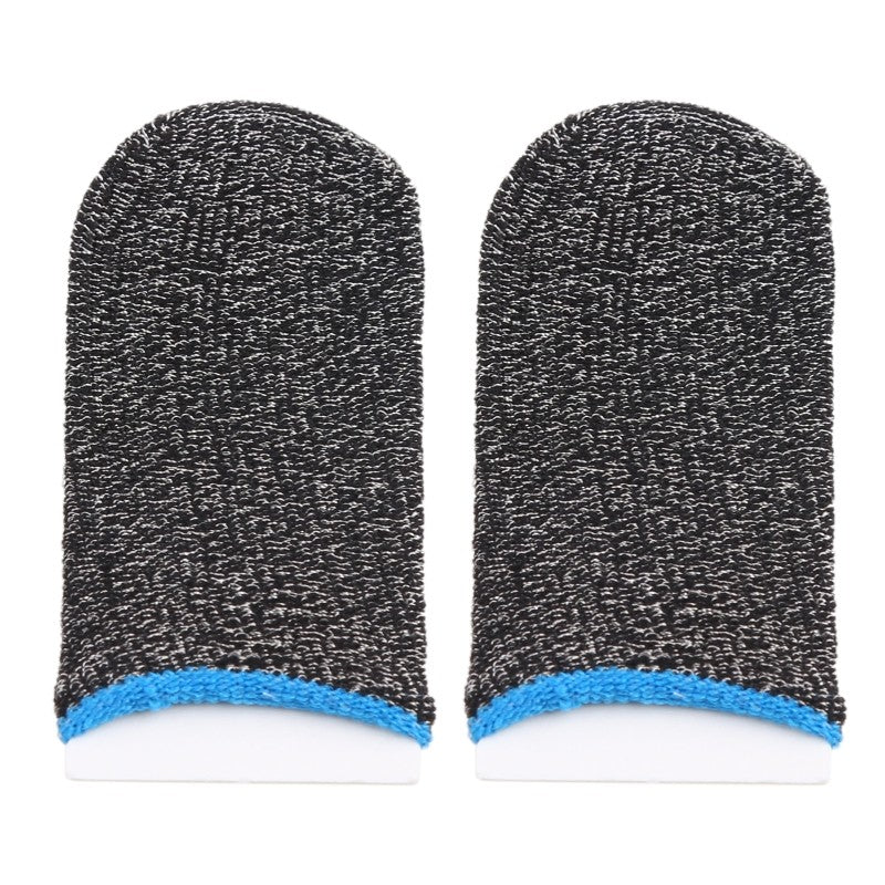 Guantes de dedo a prueba de sudor para juegos de teléfono, funda antideslizante para los dedos, para PUBG, pantalla táctil, acceso práctico, 2 uds.