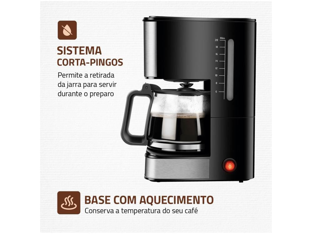 Cafetera eléctrica Mondial Dolce Arome, 20 Cafes-220V