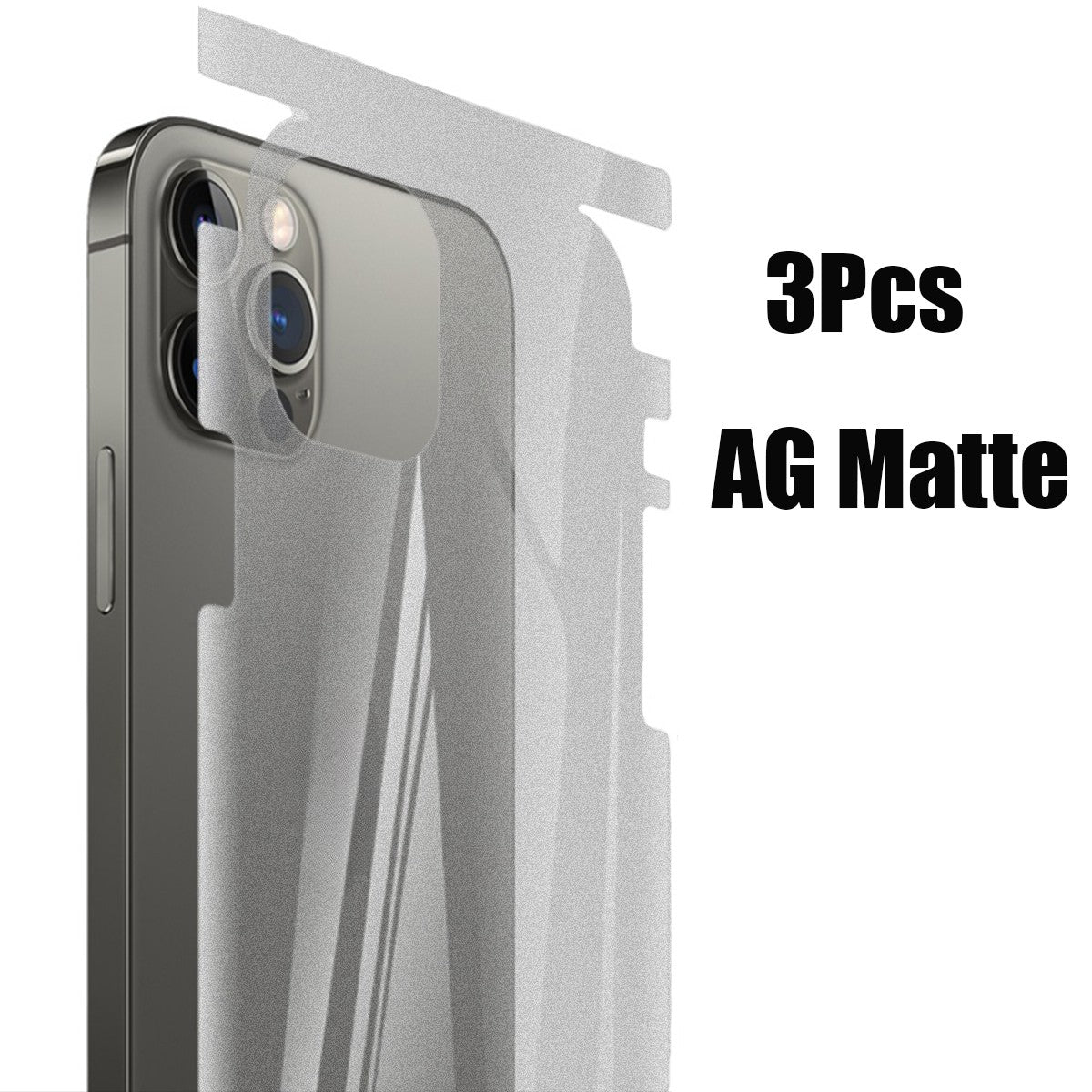 3 uds película protectora trasera de hidrogel para iPhone 16 15 12 13 14 pro max 12Mini 13Mini cubierta protectora de pantalla trasera bordes laterales
