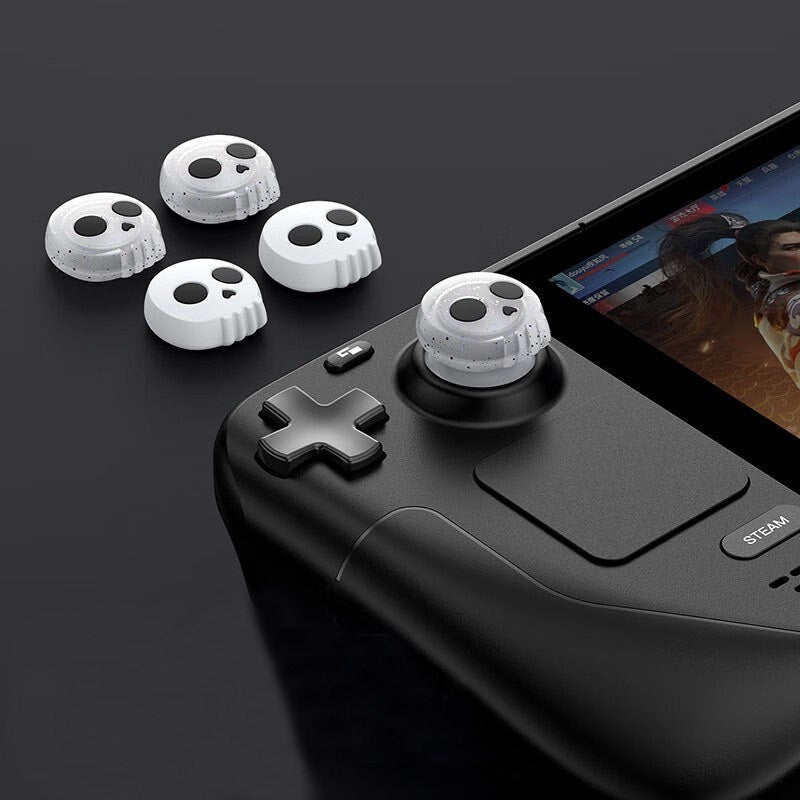 Lindo silicona suave pulgar Stick Grip Cap controlador Joystick cubierta para válvula cubierta de vapor consola de juegos Thumbstick funda Accesorios