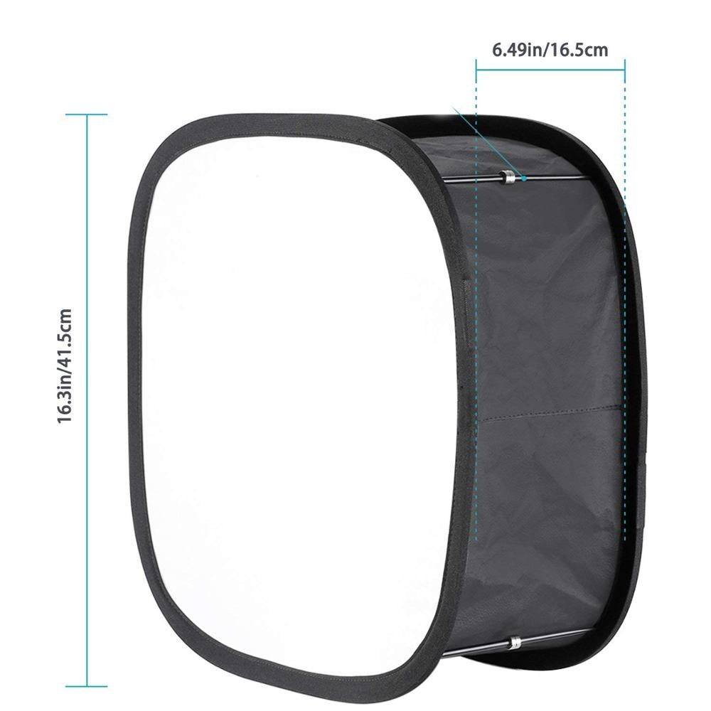 Difusor Softbox para YONGNUO YN600L II YN900 YN300 YN300 III IV Godox Viltrox Pixel, Panel de Luz LED para Video, Filtro Suave Plegable