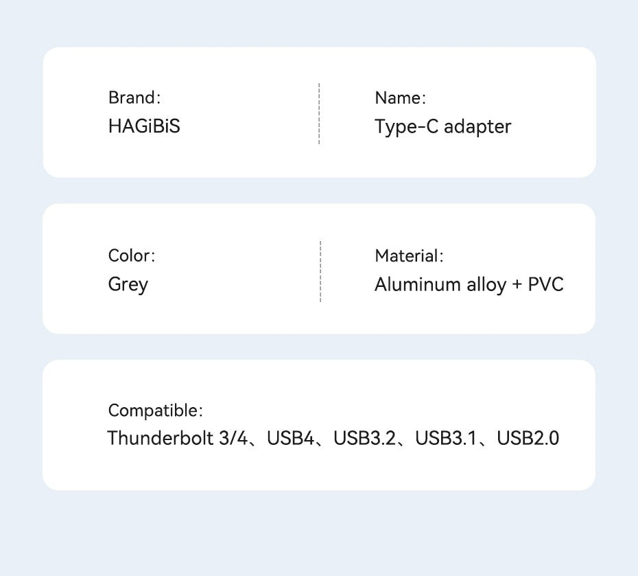 Hagibis-Adaptador USB C a C de 240W, 40Gbps, 8K, 60Hz, convertidor de 90 grados, adaptador USB4 para tableta Thunderbolt 4/3 MacBook iPhone 17 Pro