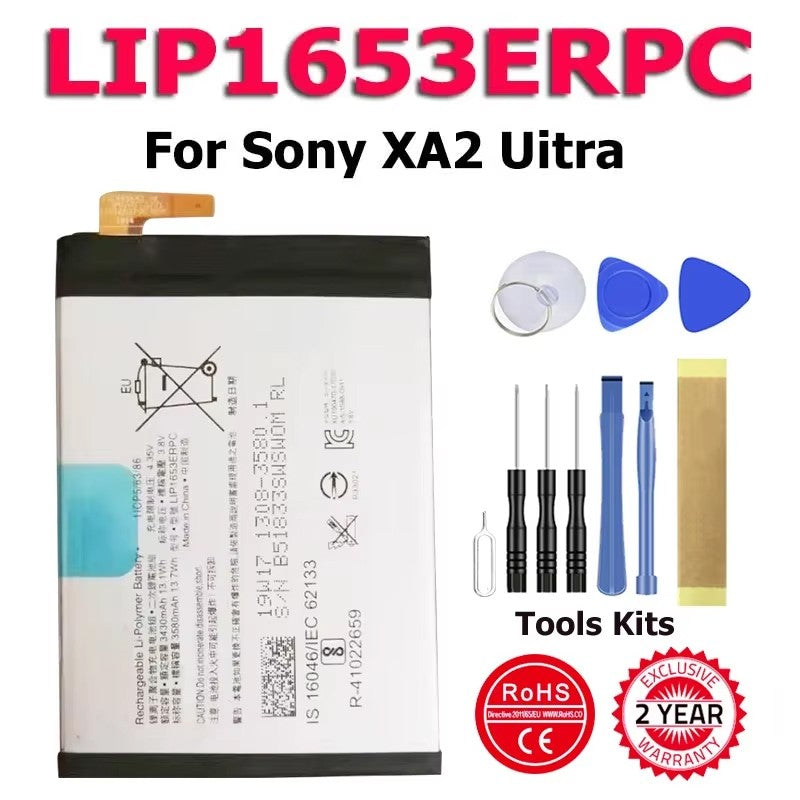 Batería LIP1653ERPC SP65M PSP1000 NP-FZ100 para Sony Xperia XA2 Ultra G3421 AlphaA7III PSV1000 PSVita1000 PSP1000 PSP-280