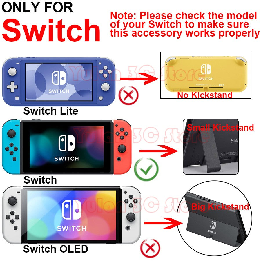 Nuevo NIntend Switch, carcasa de repuesto DIY, funda transparente para consola Nintendo Switch, accesorios de juego Joycon derecho e izquierdo