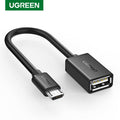 Ugreen-Adaptador de Cable microusb OTG para móvil, Conector Micro USB 2,0 para Xiaomi Redmi Note 5, Samsung S6, tableta, Android