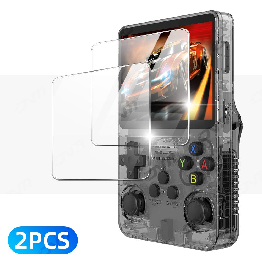Protector de pantalla para consola de juegos R36S, protección de vidrio templado para R36S R35S RGB20S, accesorios de película de vidrio antiarañazos