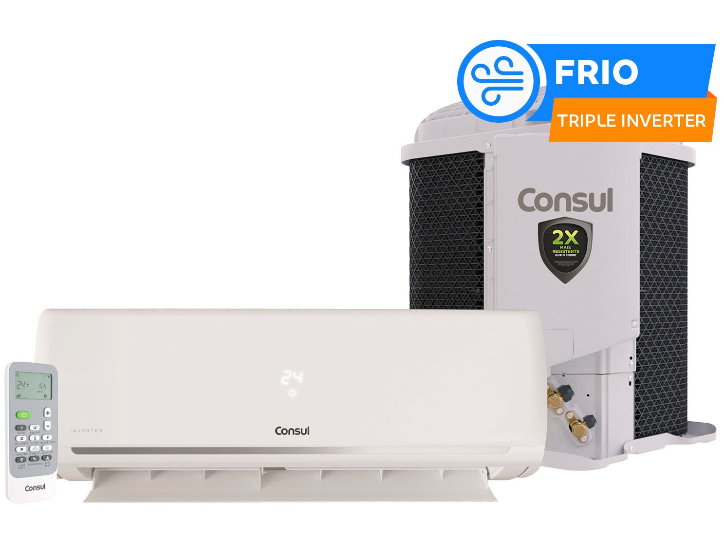 Aire Acondicionado Split Frío Consul Triple Inverter 22,000 BTUs CBL22CB - 220V