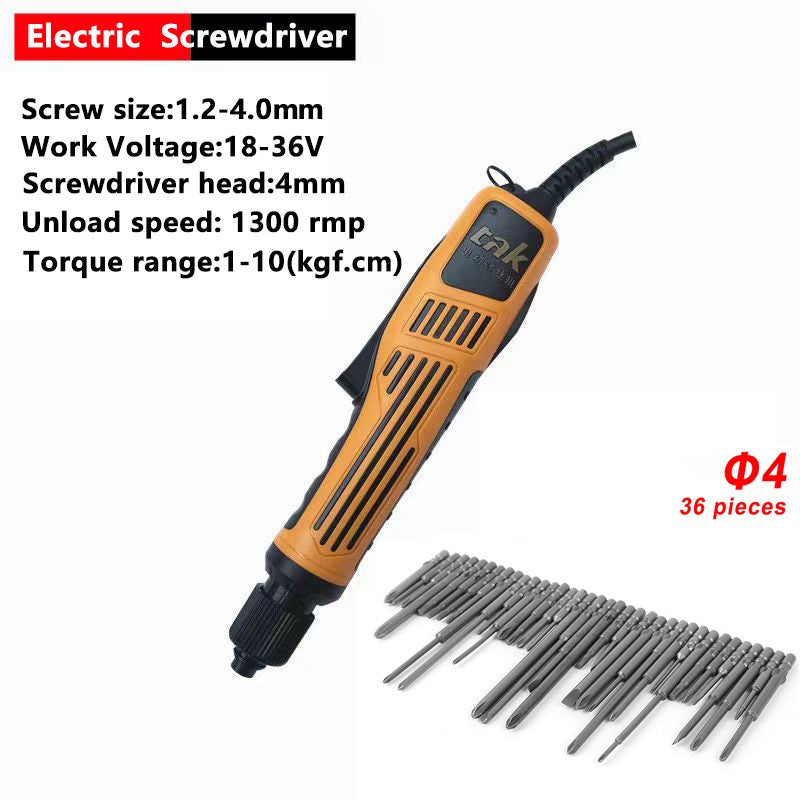 Juego de herramientas eléctricas de 18-36V, destornillador industrial, destornillador semiautomático, Motor de cobre ajustable de torsión apto para puntas de tornillo de 1,2-6mm