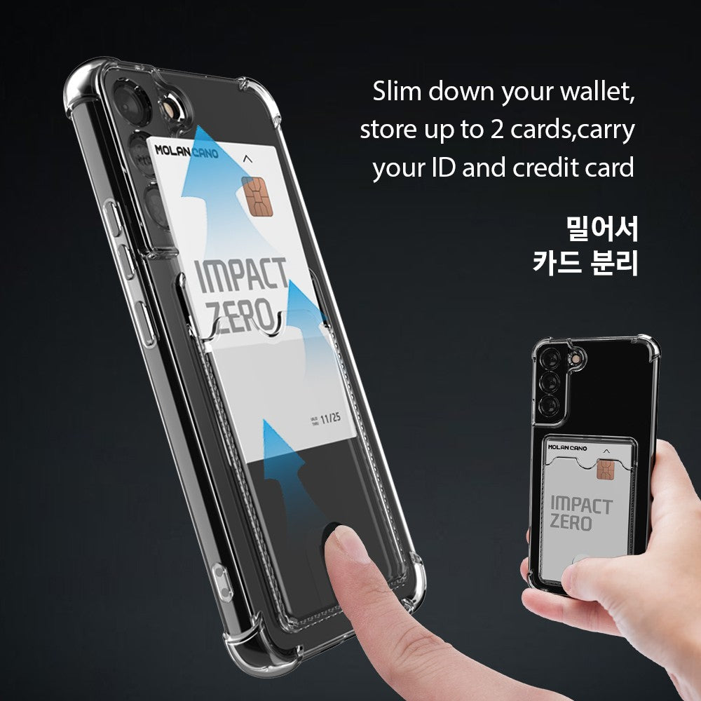 Funda tipo billetera de TPU suave transparente a prueba de golpes para Samsung Galaxy para Samsung S24 S23 S22 S21 Ultra Plus S20 FE Note tarjetero de bolsillo