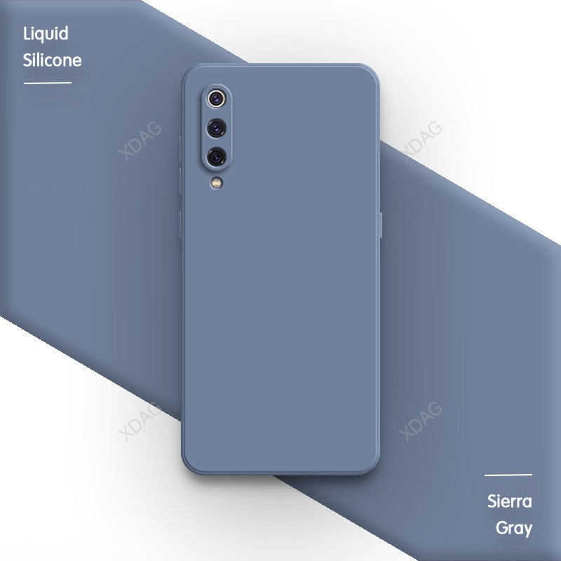 Funda básica de Color caramelo puro para Xiaomi Mi 9 Mi9 SE Pro Lite Explorer 9SE 9Pro 9Lite Funda trasera de silicona líquida cuadrada suave