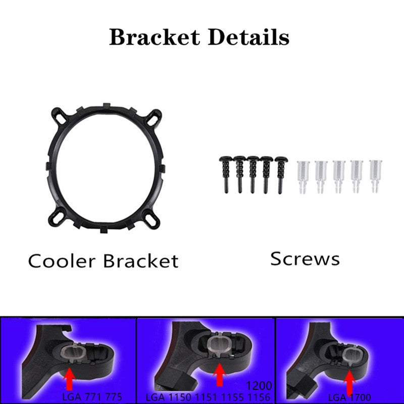 Enfriador de CPU, 4 tubos de disipación de calor, 120 mm, perfil bajo, 4 pines, LGA 115X 1200 1700 2011 X79 X99, AM4 AM5