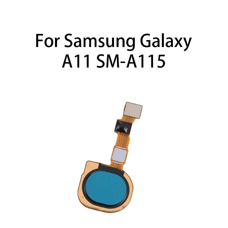 Cable flexible del sensor de huellas dactilares del botón de inicio de org para Samsung Galaxy A11 SM-A115