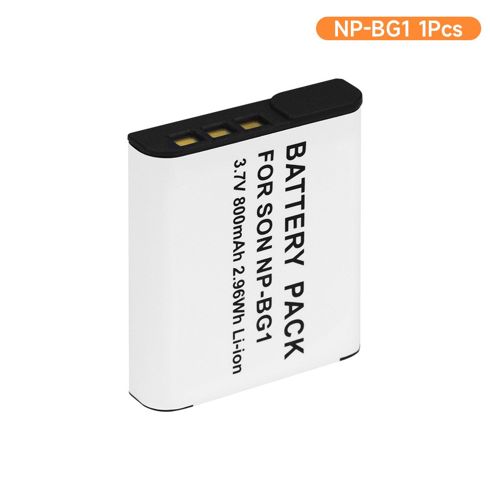 Batería NP-BG1 NP BG1 para Sony DSC-W210 DSC-W100 W50 H50 DSC-H55 DSC-H7 H3 H9 H10 NP-FG1 NP FG1 batería de iones de litio con cargador
