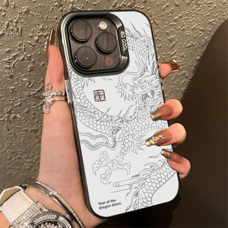 Funda armadura anticaída de tótem de dragón de lujo para Xiaomi Redmi Note 13 12 Turbo 11 Pro Plus 10 Pro Max 12S 11S Redmi 12 4G 13C