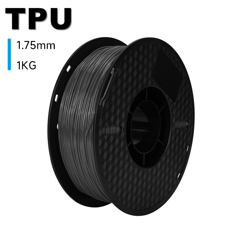 Filamento de impresora 3D KINGROON TPU 1KG 1,75mm Material de impresión 3D suave y Flexible red de plástico TPU de alta resistencia peso 1 kg/rollo
