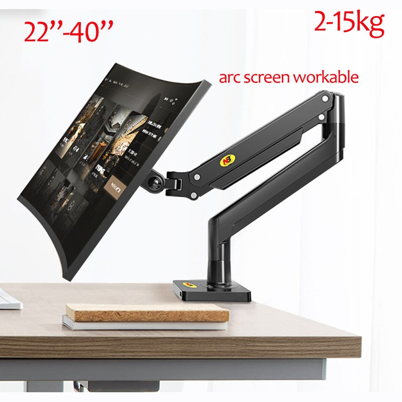 Soporte de monitor de escritorio con brazo de resorte de gas NB G40 G45 para pantallas de 22-40 pulgadas, rotación de 360°, 3-12 kg, 3-15 kg.