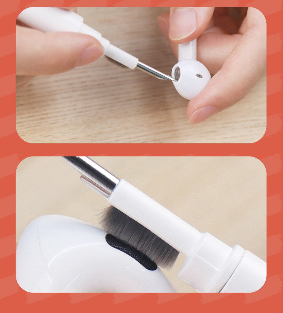 Hagibis-cepillo de limpieza de teclado, herramientas de limpieza de auriculares de ordenador, limpiador de teclado, kit extractor de teclas para PC Airpods Pro 1 2