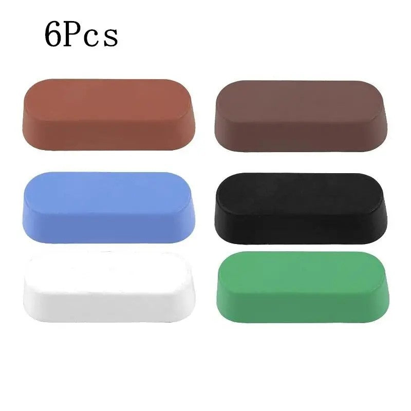 Kit de compuesto de pulido de metales, 1/6 Uds., para pulir ruedas de acero inoxidable, joyería, juego de barras compuestas de pulido de aluminio (Kit de 1 Oz)
