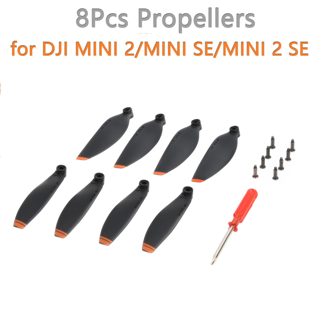 Hélices 4726FM de 8 piezas para DJI Mini 2 MINI 2 SE Drone, accesorios de peso ligero, reemplazo de hoja, ventiladores de ala, piezas de repuesto para DJI MINI SE