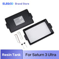 Tanque de Resina Metálica ELEGOO para Impresora 3D SATURN 3 ULTRA MSLA, Recipiente de Resina con Revestimiento Antiadherente ACF Preinstalado y 3 Llaves Allen