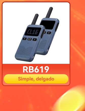 Retevis RT622 Mini Walkie Talkie 2 unidades PMR446 Radio portátil bidireccional con PTT Ideal para restaurantes y hoteles