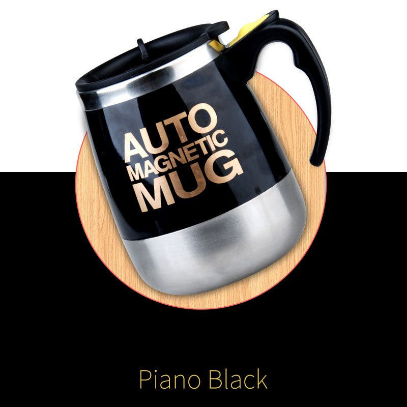 Taza magnética automática para mezclar café y leche, vaso de acero inoxidable 304, batidora creativa, mezclador inteligente, tazas térmicas, novedad